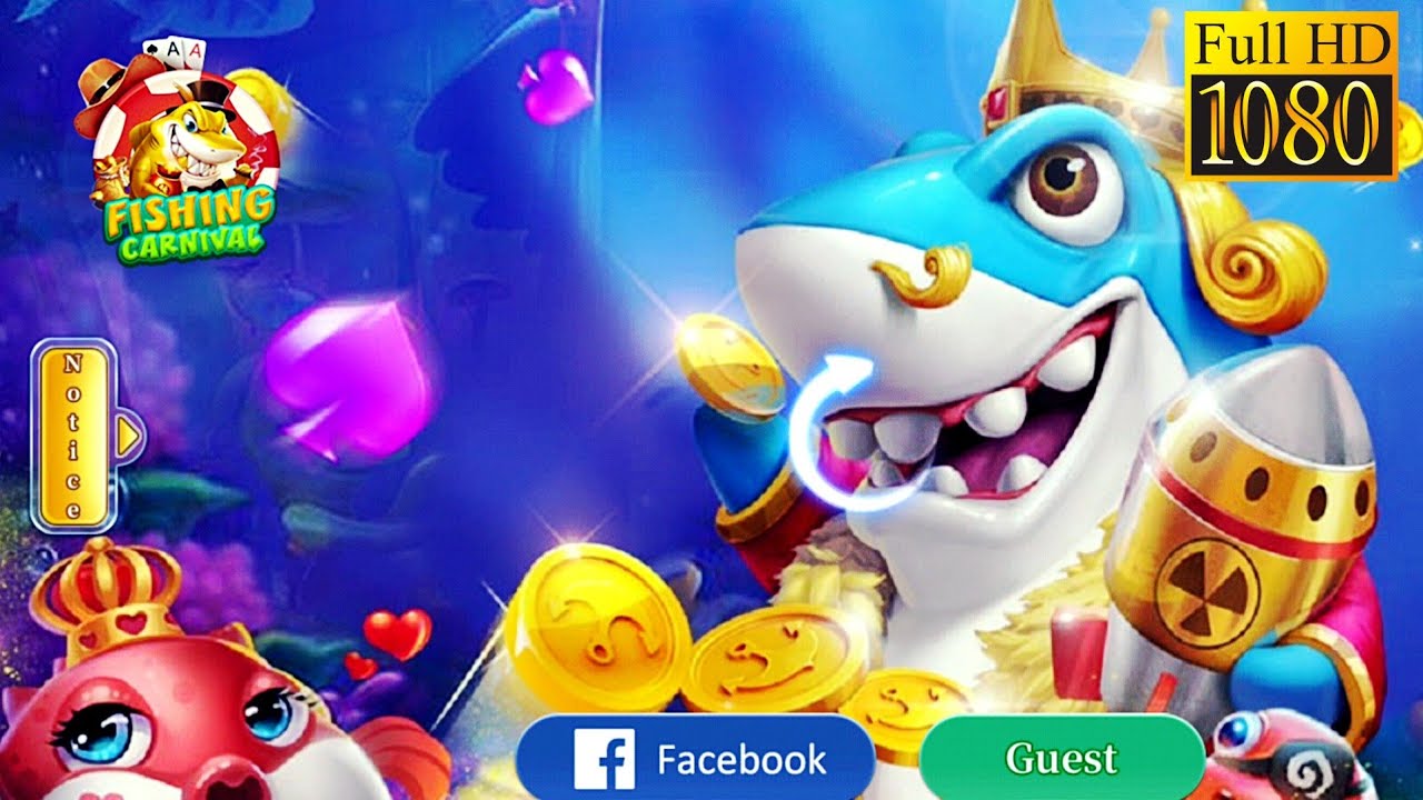 หน้าจอเกมยิงปลาธีมโลกใต้น้ำของ rm6